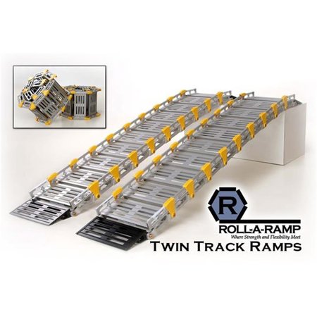 ROLL-A-RAMP Roll-A-Ramp A11205A19 12 in. x 60 in. Twin Track Ramp A11205A19